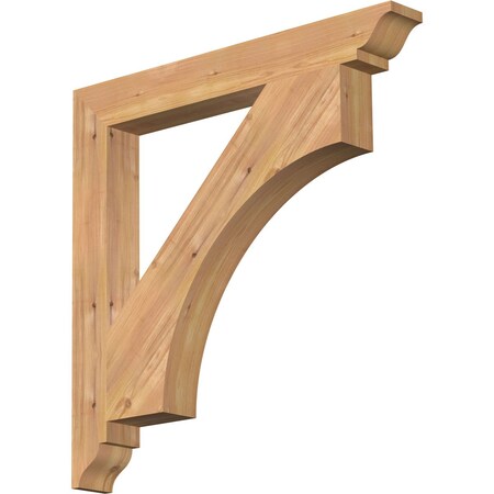 Ekena Millwork Westlake Traditional Smooth Bracket, Western Red Cedar, 3 1/2"W x 30"D x 30"H BKT04X30X30WTL01SWR